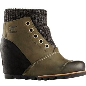 Sorel Joanie Sweater Wedge Boots